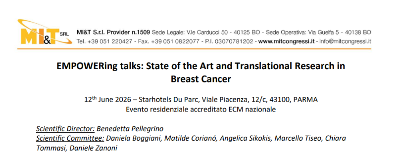 EMPOWERing talks: State of the Art and Translational Research in Breast Cancer